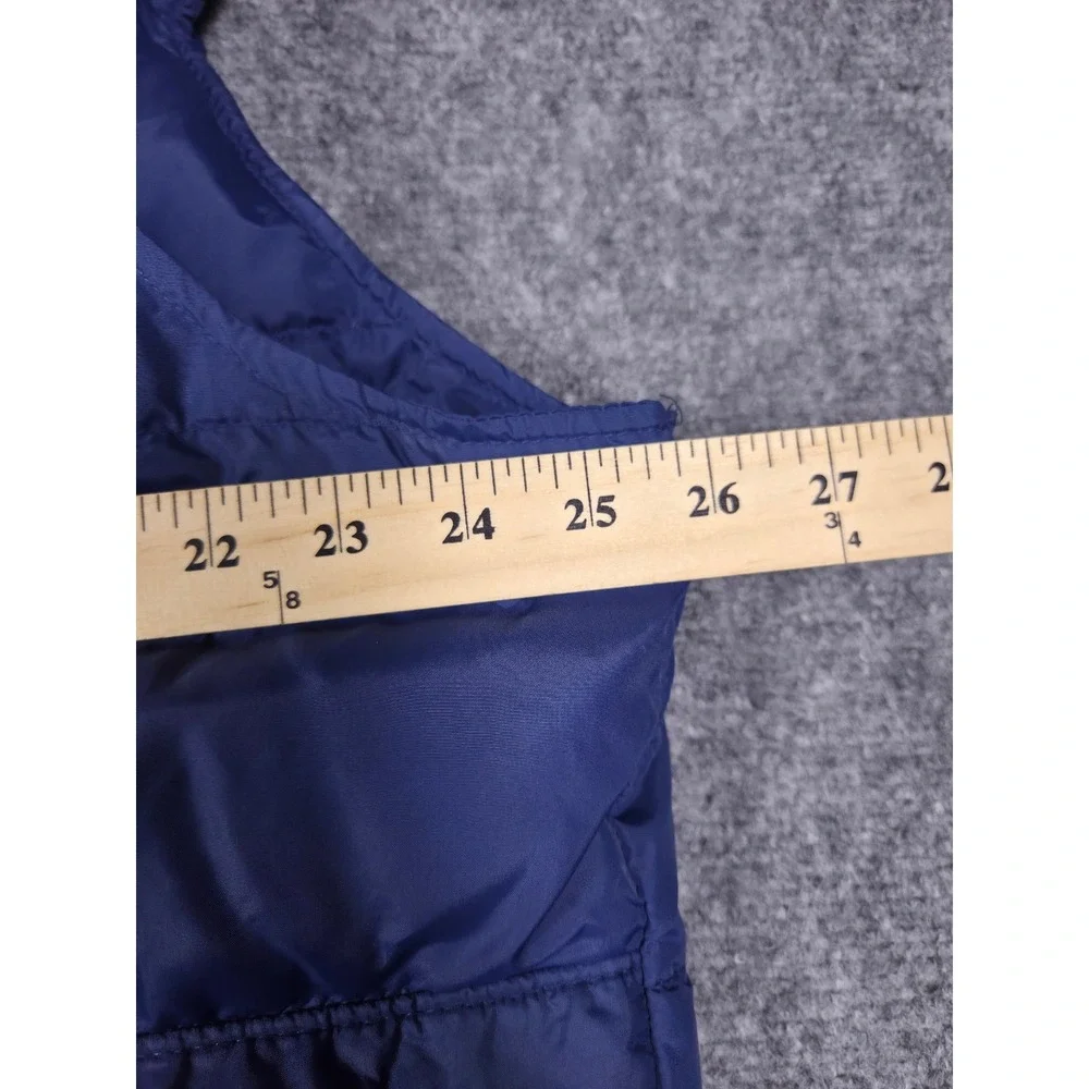 Vintage Woolrich Puffer Vest Mens XL Navy Blue Down Filled Made in USA 80s 90s